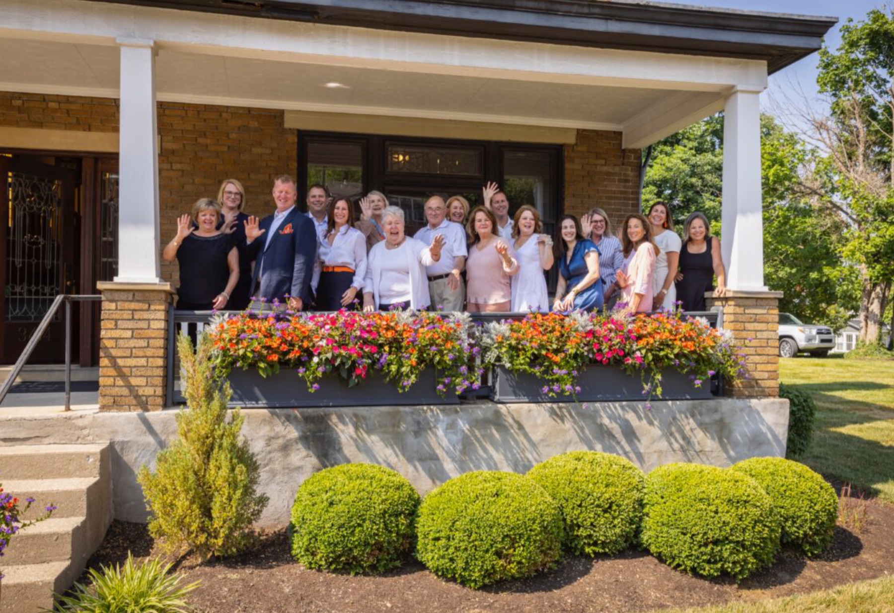 The Kopf Hunter Haas Realtors team outside the office